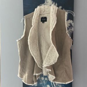 Dots Super soft Faux suede Vest
